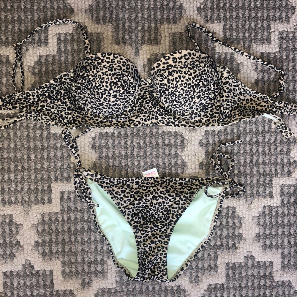 Leopard bikini set